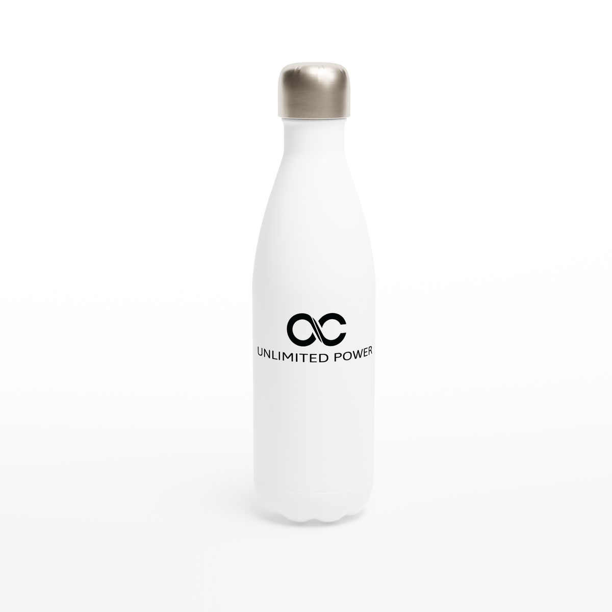 White 17oz Stainless Steel O.C Water Bottle