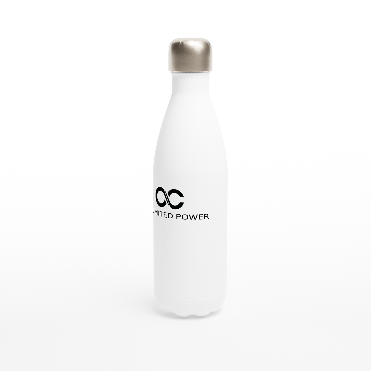 White 17oz Stainless Steel O.C Water Bottle